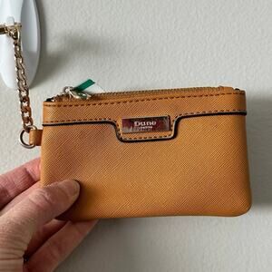 Dune London Saffiano Leather Card Holder Keychain